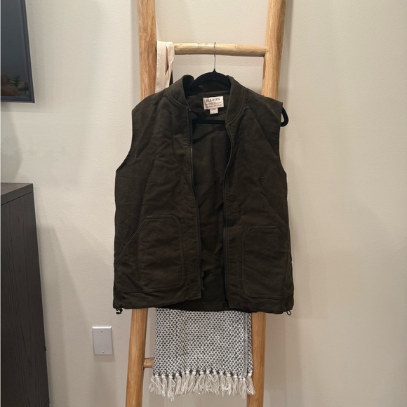Filson Moleskin - Dark Brown Vest - Picture 1 of 4